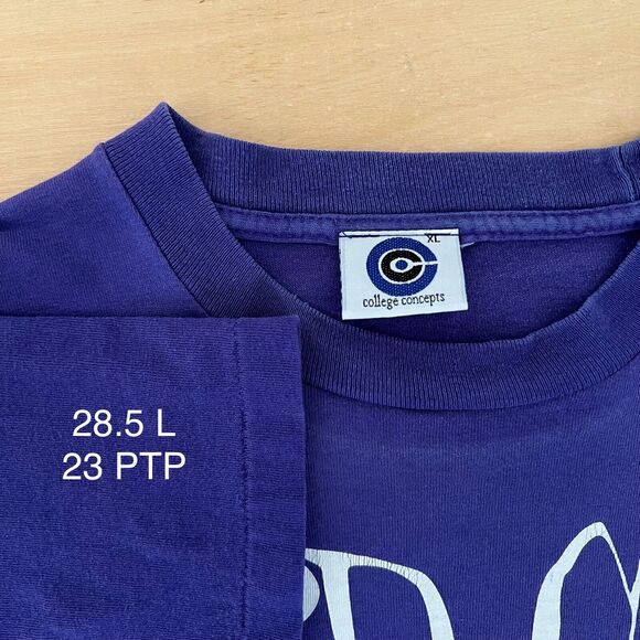 Vintage Colorado Rockies Shirt XL Purple 90s MLB Baseball Hard Core Champs - Picture 5 of 7